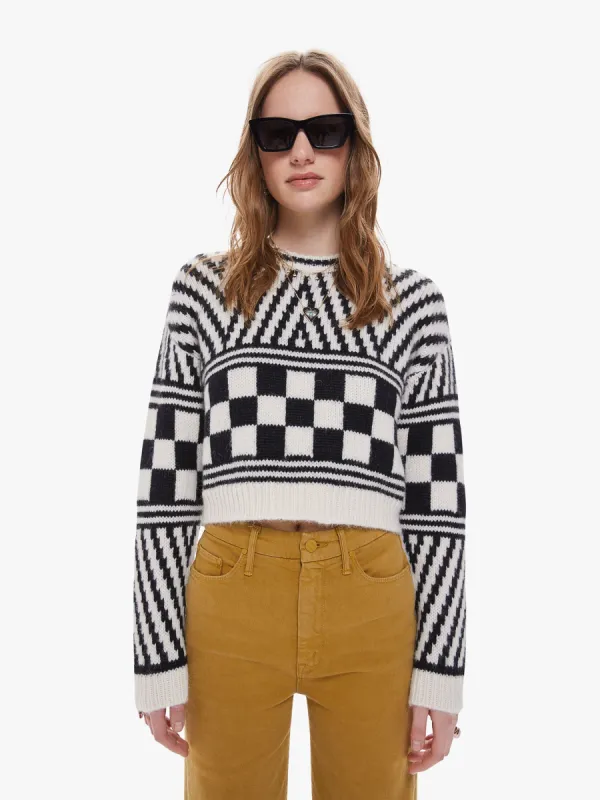 The Itsy Crop Jumper - River Marked made by MOTHER