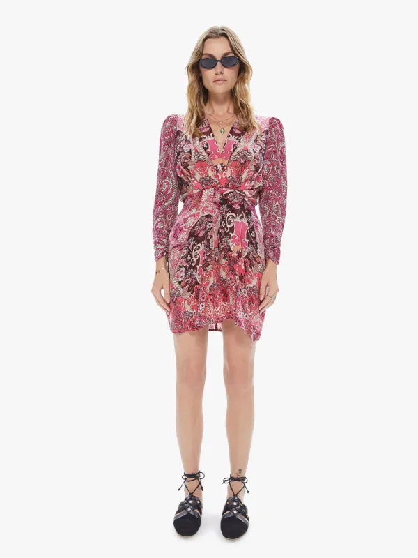 Maria Cher Rosario Short Dress - Besalu Pink sold by MOTHER