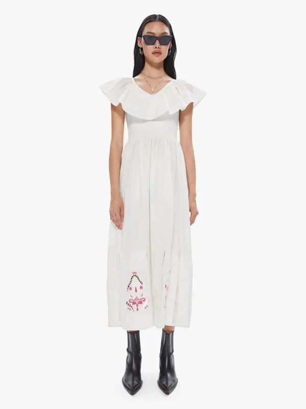 Maria Cher Tilda Midi Dress - Off-White sold by MOTHER