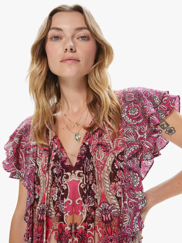 Maria Cher Elena Sleeveless Top - Besalu Pink sold by MOTHER