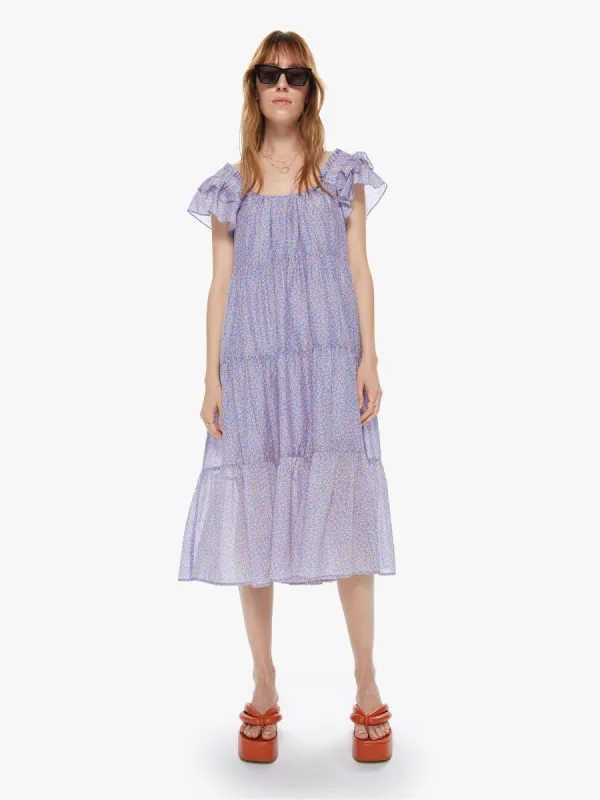 XiRENA Larken Dress - Blu Flora sold by MOTHER