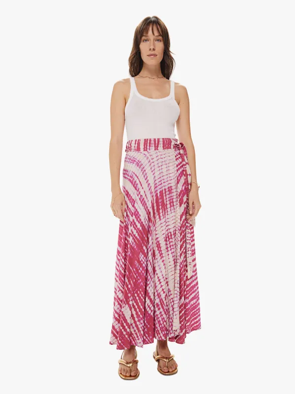 Natalie Martin Lulu Maxi - Tie Dye Pink sold by MOTHER