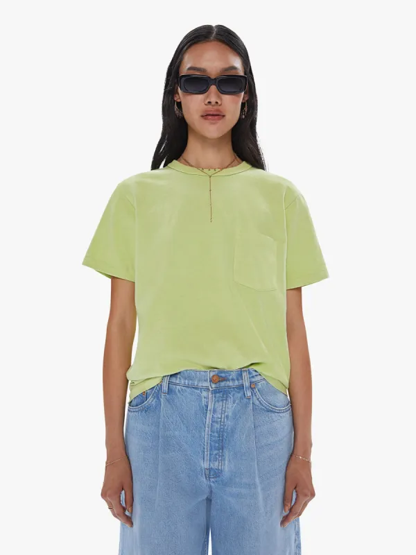 Velva Sheen S/S Crew Neck Tee - Lime sold by MOTHER