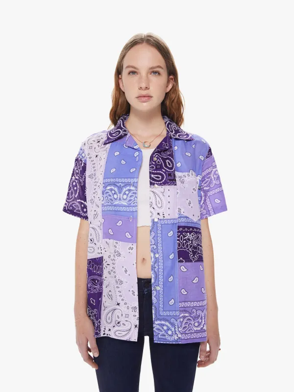 Arizona Love Bowling Shirt - Bandana Violet sold by MOTHER