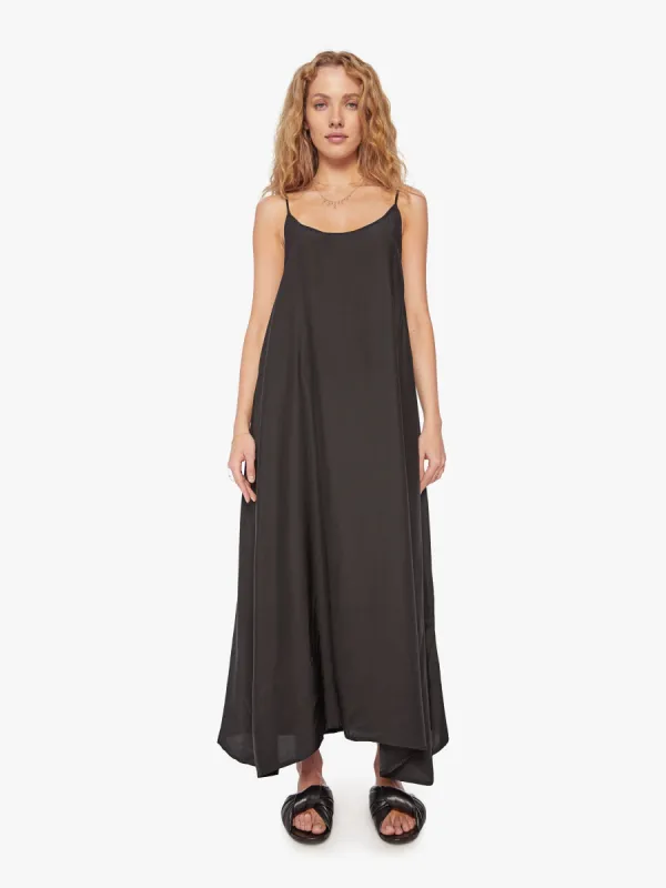 Natalie Martin Heather Maxi - Black Silk sold by MOTHER