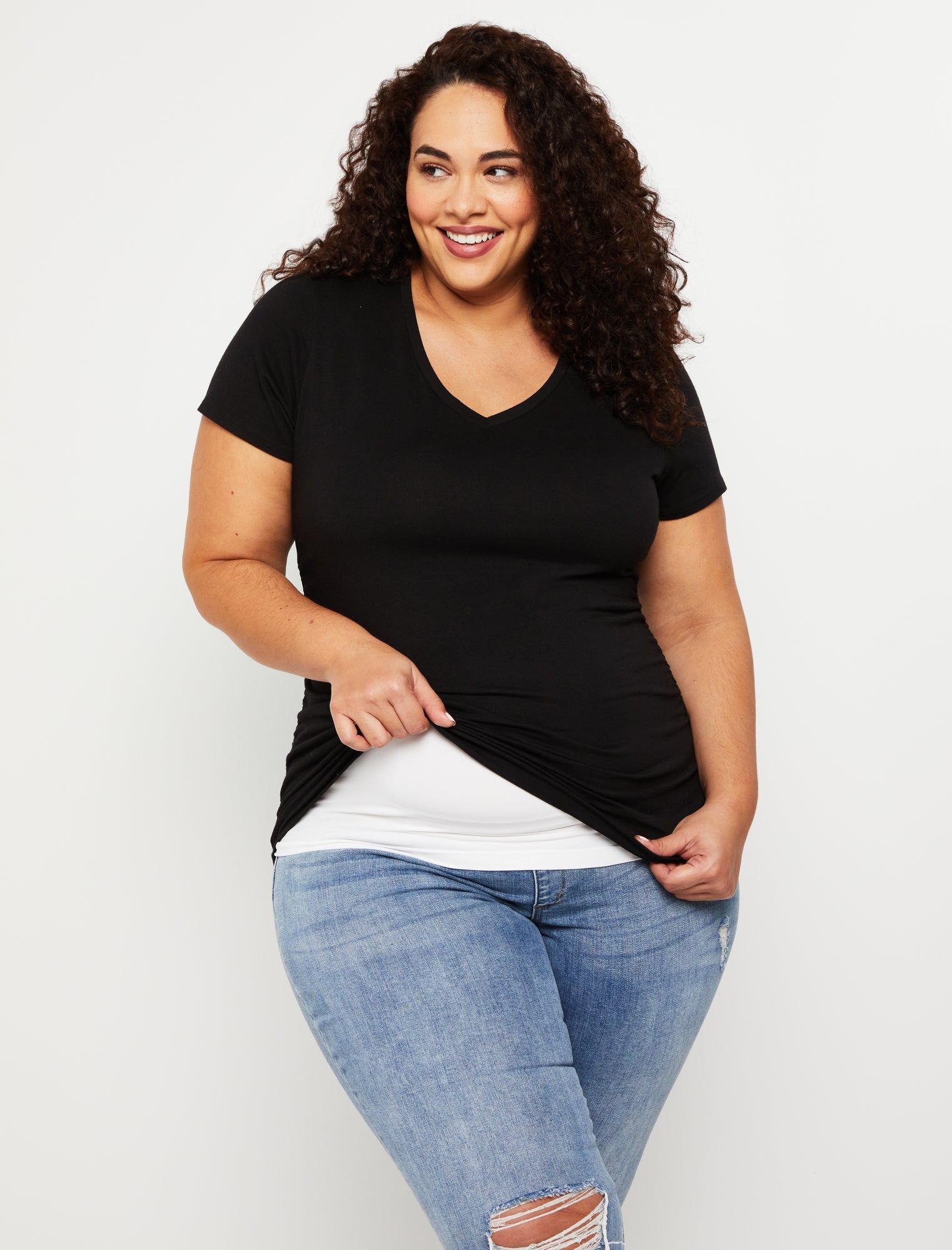 Plus Size Maternity Tummy Sleeve sold by Motherhood Maternity product image thumbnail 5