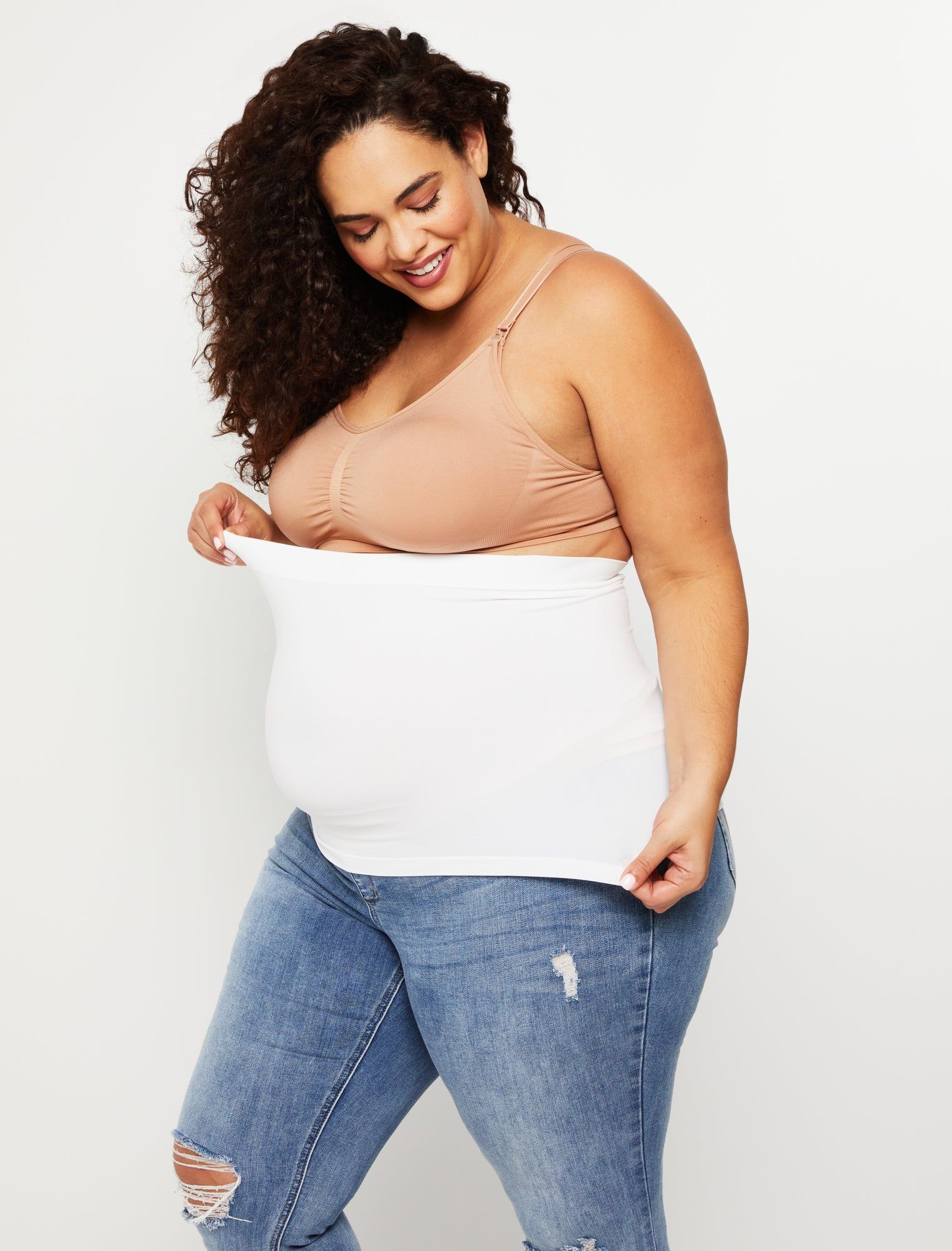 Plus Size Maternity Tummy Sleeve sold by Motherhood Maternity product image thumbnail 2