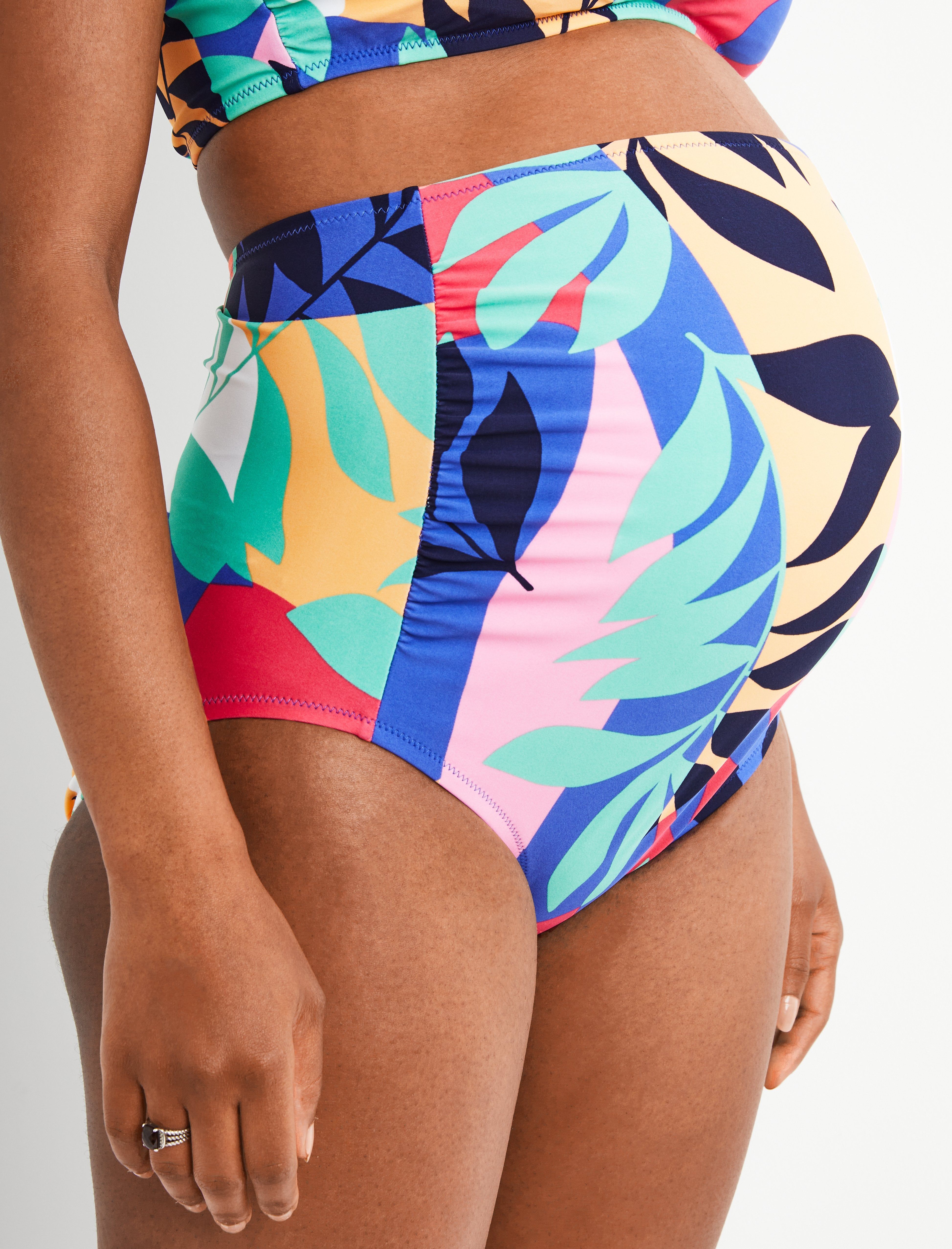 Beach Bump™ High Waisted Maternity 2-Piece Bikini Set UPF 50+ sold by Motherhood Maternity product image thumbnail 2