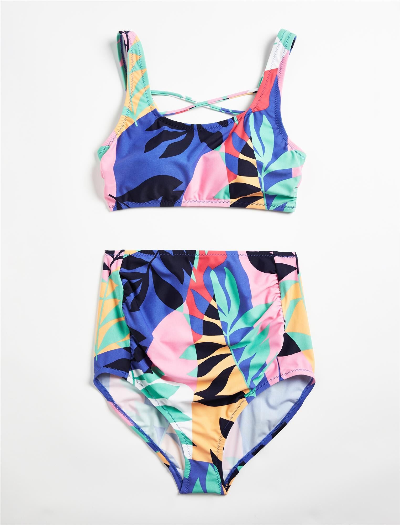 Beach Bump™ High Waisted Maternity 2-Piece Bikini Set UPF 50+ sold by Motherhood Maternity product image thumbnail 3