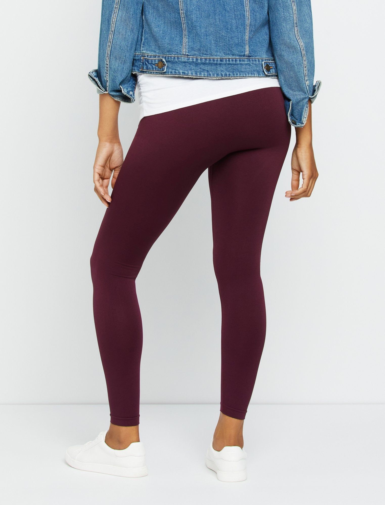 Seamless Compression Comfort Waist Maternity Leggings sold by Motherhood Maternity product image thumbnail 3