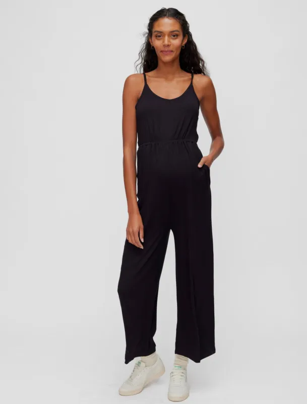 Wide Leg Jersey Jumpsuit sold by Motherhood Maternity
