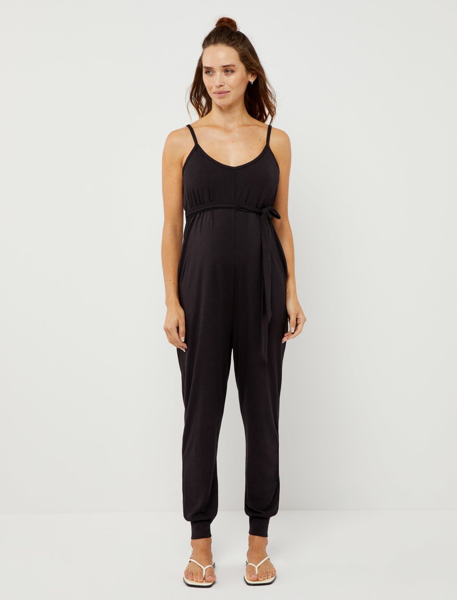 Luxe Maternity Jumpsuit sold by Motherhood Maternity product image thumbnail 4
