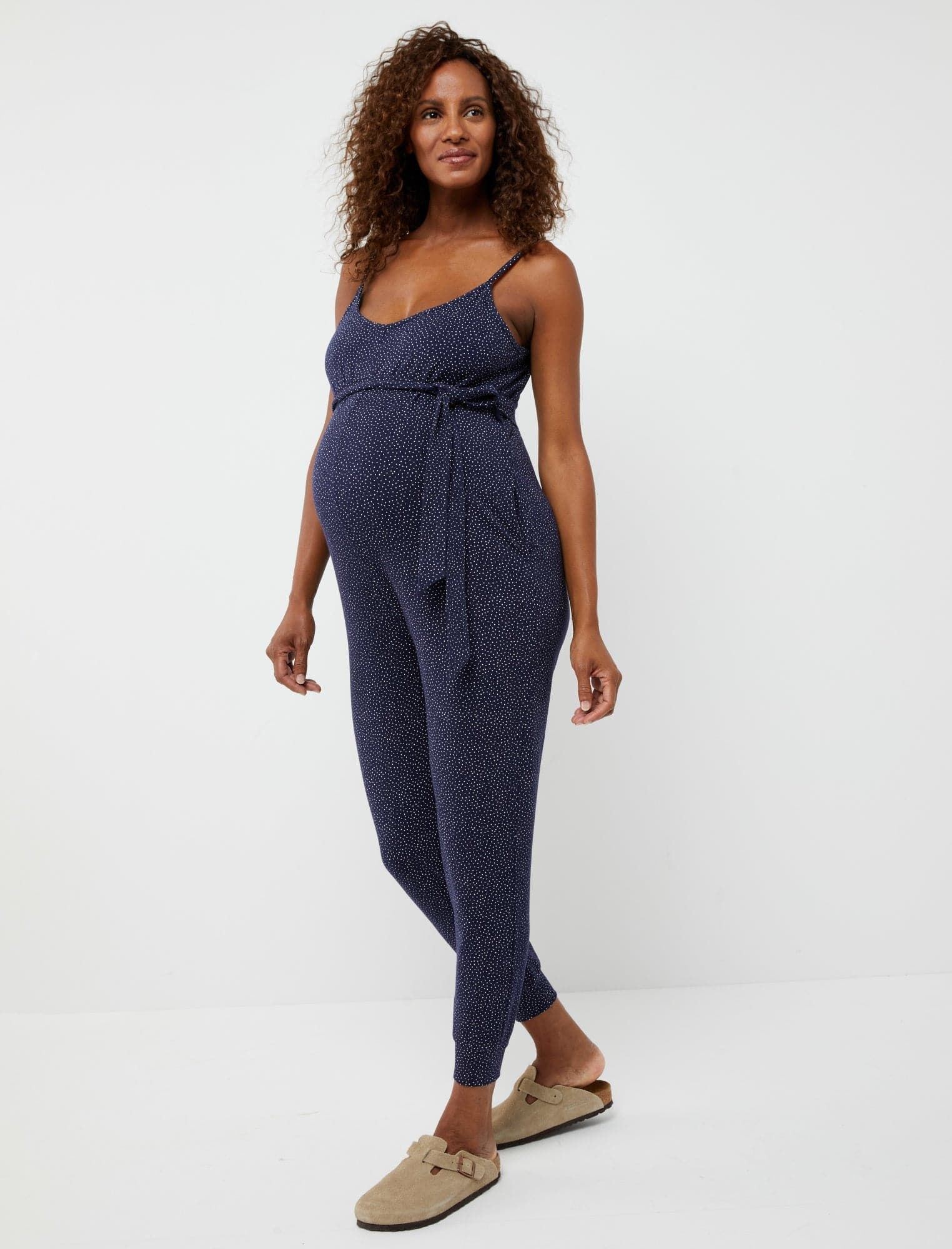 Luxe Maternity Jumpsuit sold by Motherhood Maternity product image thumbnail 2