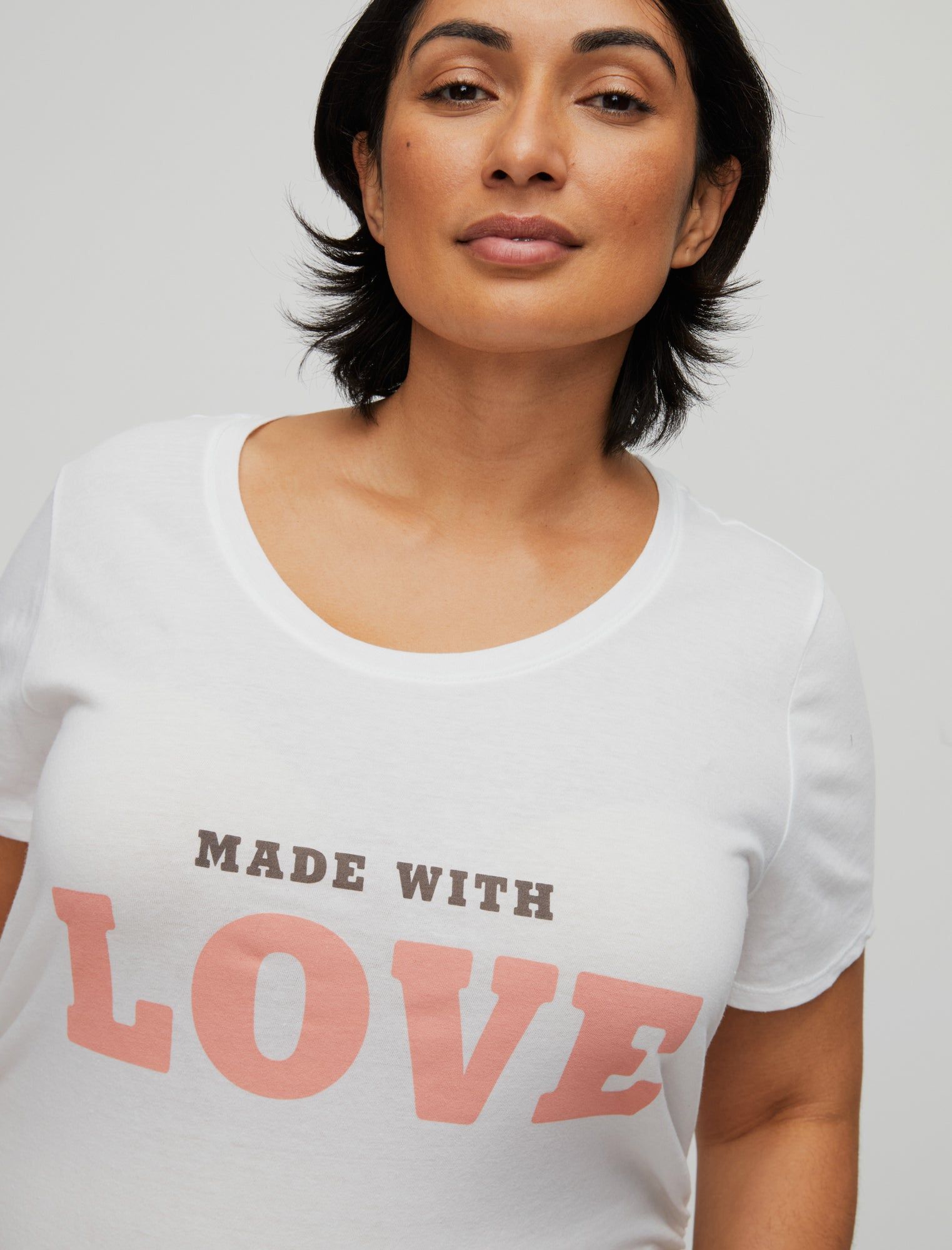 Plus Size Made With Love Maternity Graphic Tee sold by Motherhood Maternity