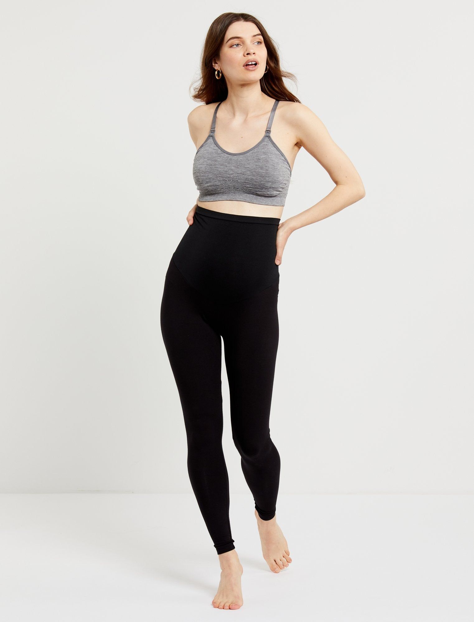 Studio Seamless Racerback Maternity And Nursing Bra sold by Motherhood Maternity product image thumbnail 2