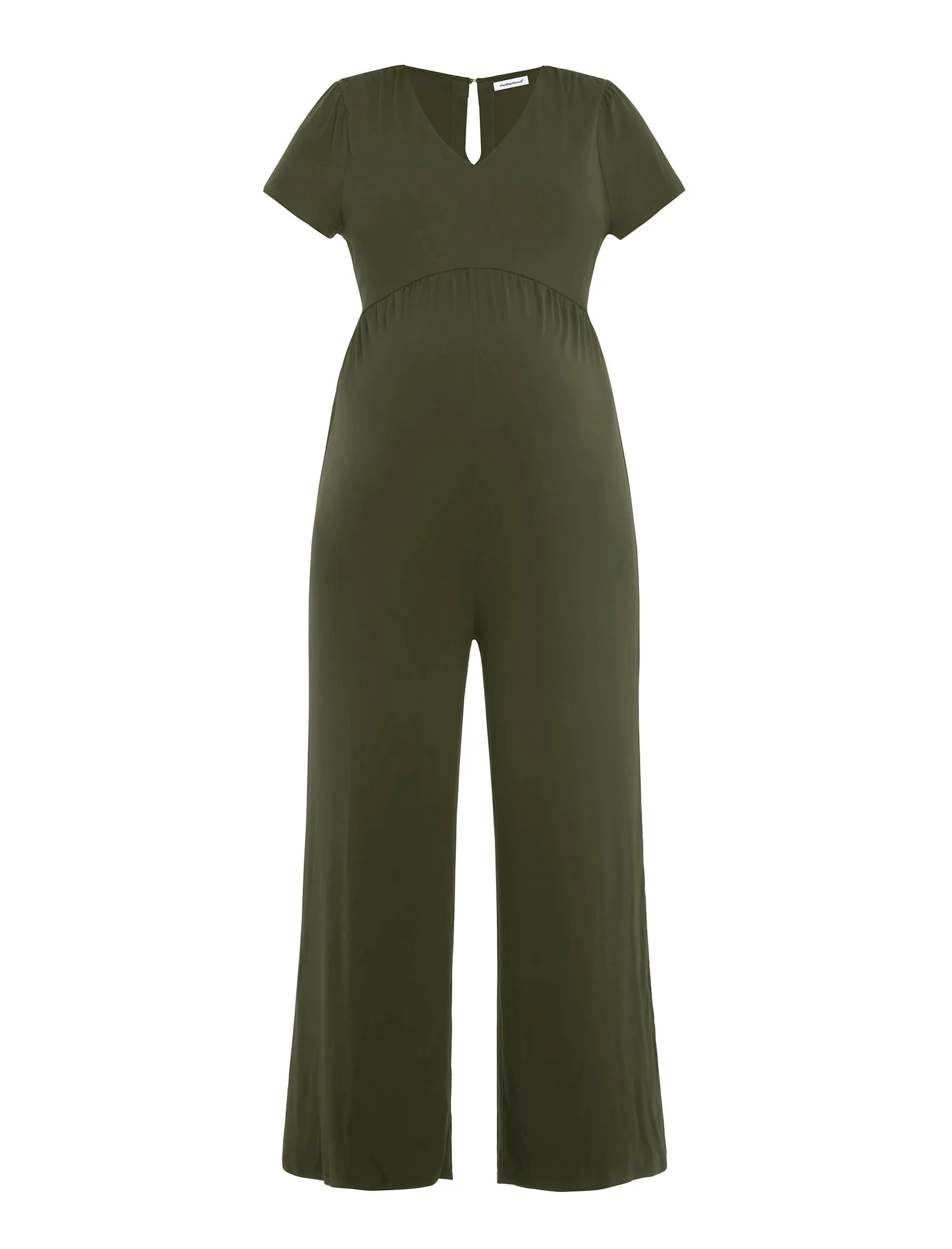 Short Sleeve V-Neck Jumpsuit sold by Motherhood Maternity product image thumbnail 5