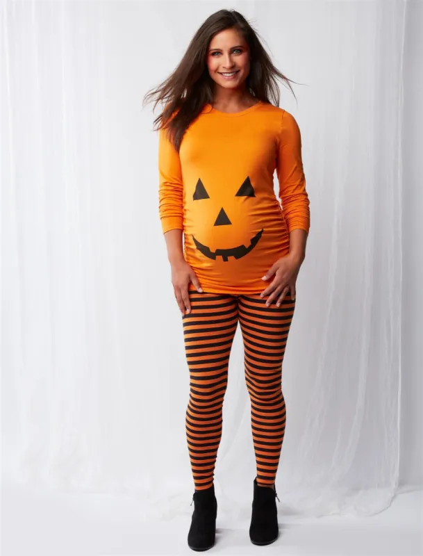 Pumpkin Maternity Halloween Costume sold by Motherhood Maternity