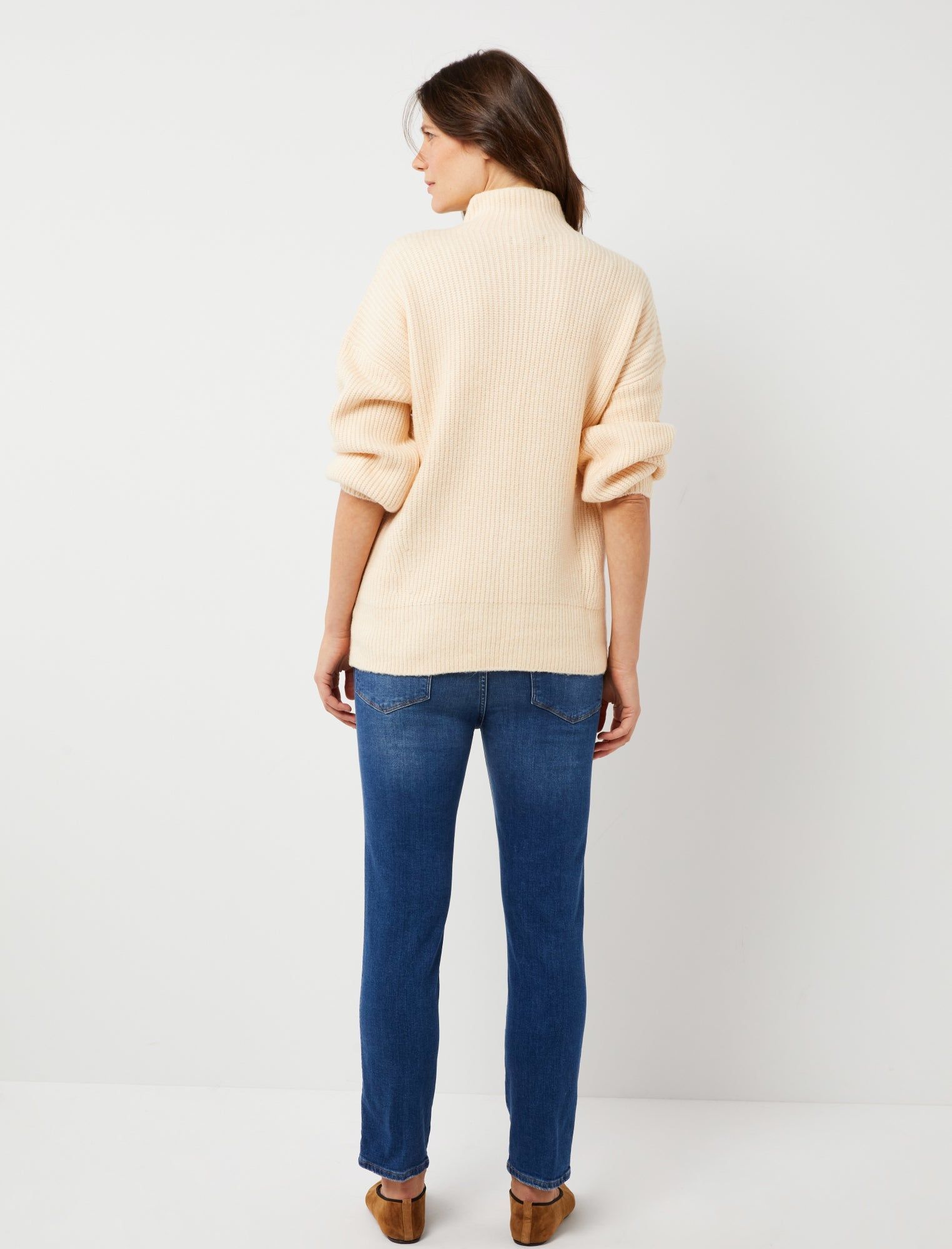 Frame Le Jeanne Destructed Skinny Crop Maternity Jean sold by Motherhood Maternity product image thumbnail 5