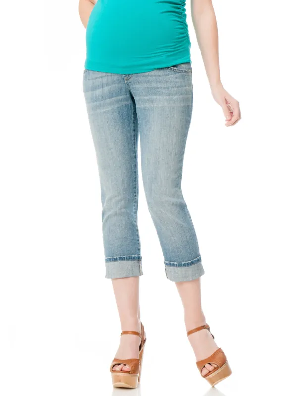 Secret Fit Belly Skinny Leg Maternity Crop Jeans sold by Motherhood Maternity