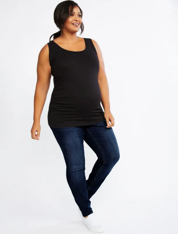 Plus Size Secret Fit Belly Super Stretch Skinny Maternity Jeans sold by Motherhood Maternity