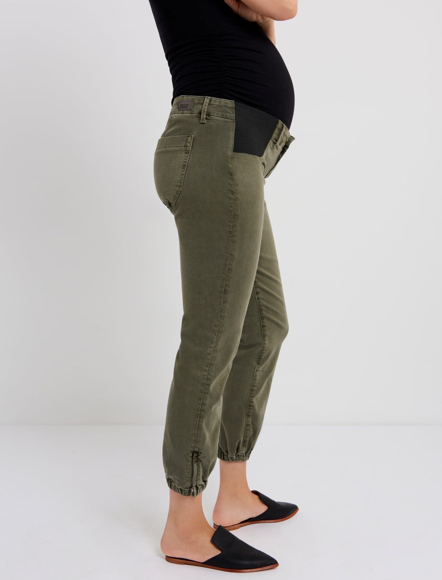 Paige Side Panel Jogger Maternity Jeans sold by Motherhood Maternity product image thumbnail 2