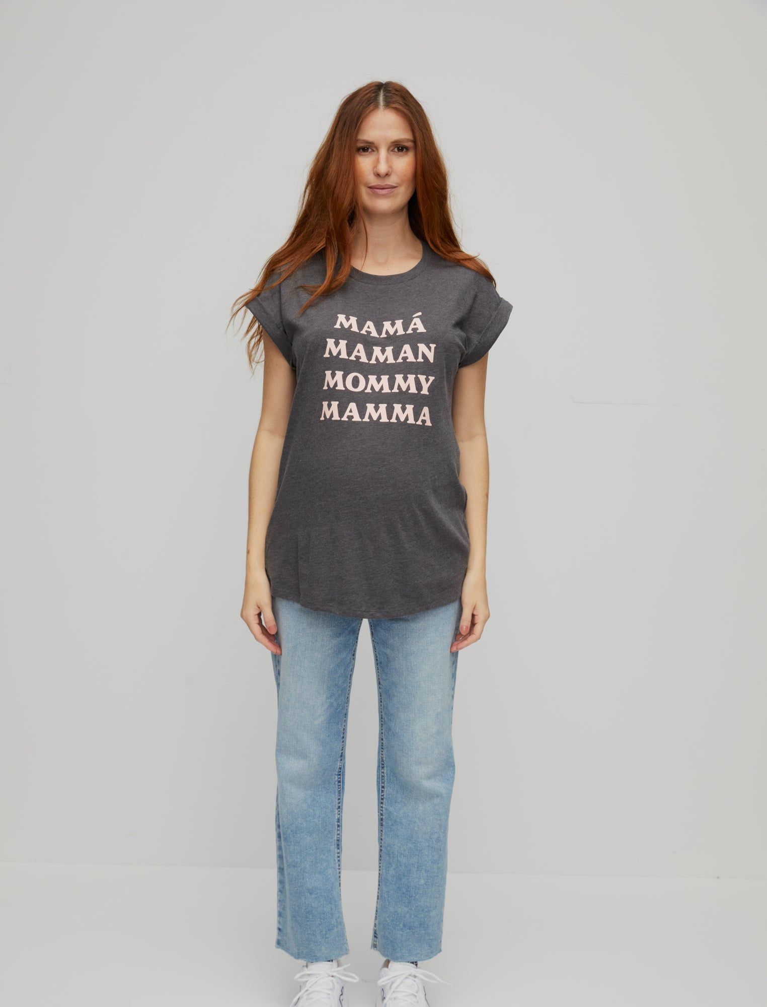 Mama Languages Maternity Graphic Tee sold by Motherhood Maternity product image thumbnail 5