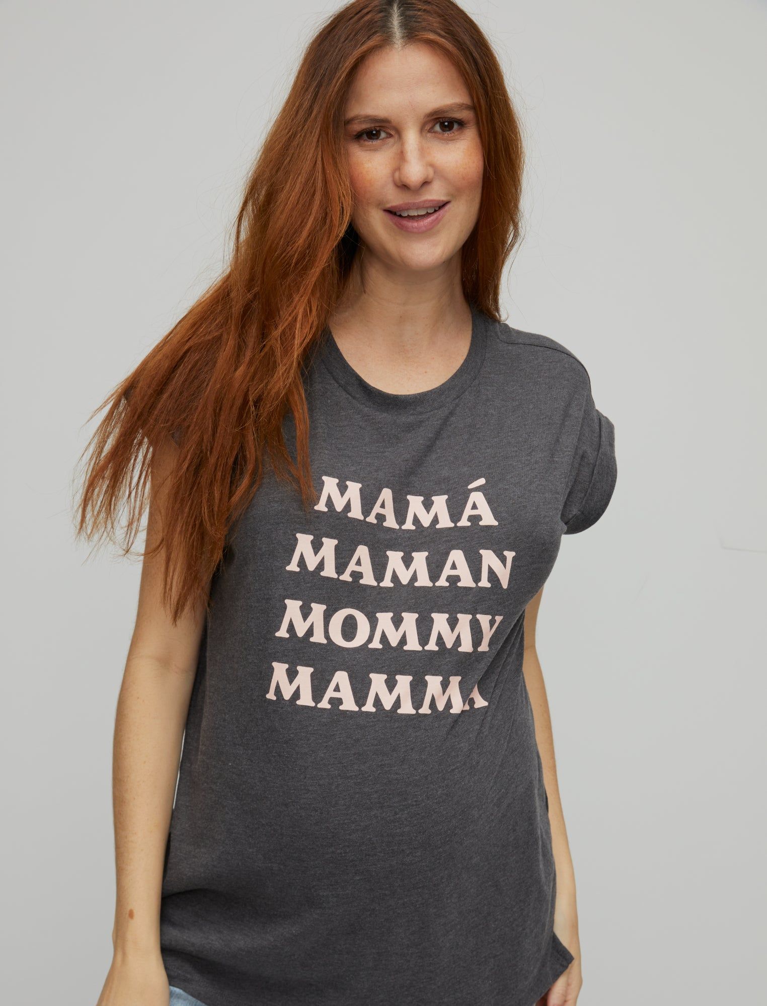 Mama Languages Maternity Graphic Tee sold by Motherhood Maternity product image thumbnail 2