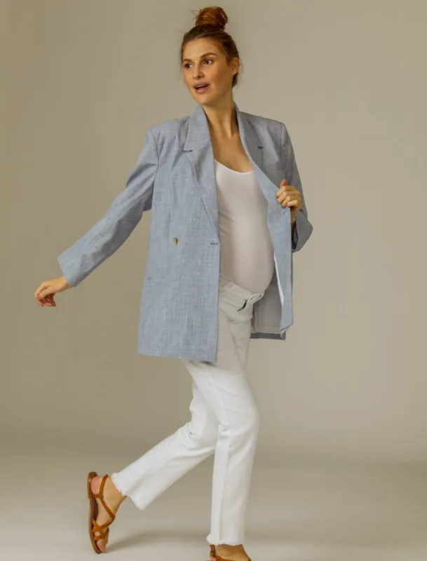 Hudson Nico Straight Ankle Maternity Jean sold by Motherhood Maternity