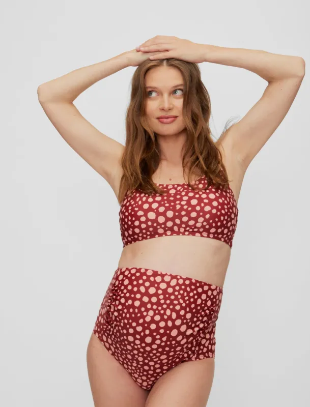 Beach Bump™ High Waist Maternity Bikini sold by Motherhood Maternity
