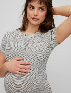 Crew Neck Side Ruched Maternity Tee sold by Motherhood Maternity