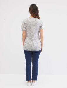 Crew Neck Side Ruched Maternity Tee sold by Motherhood Maternity