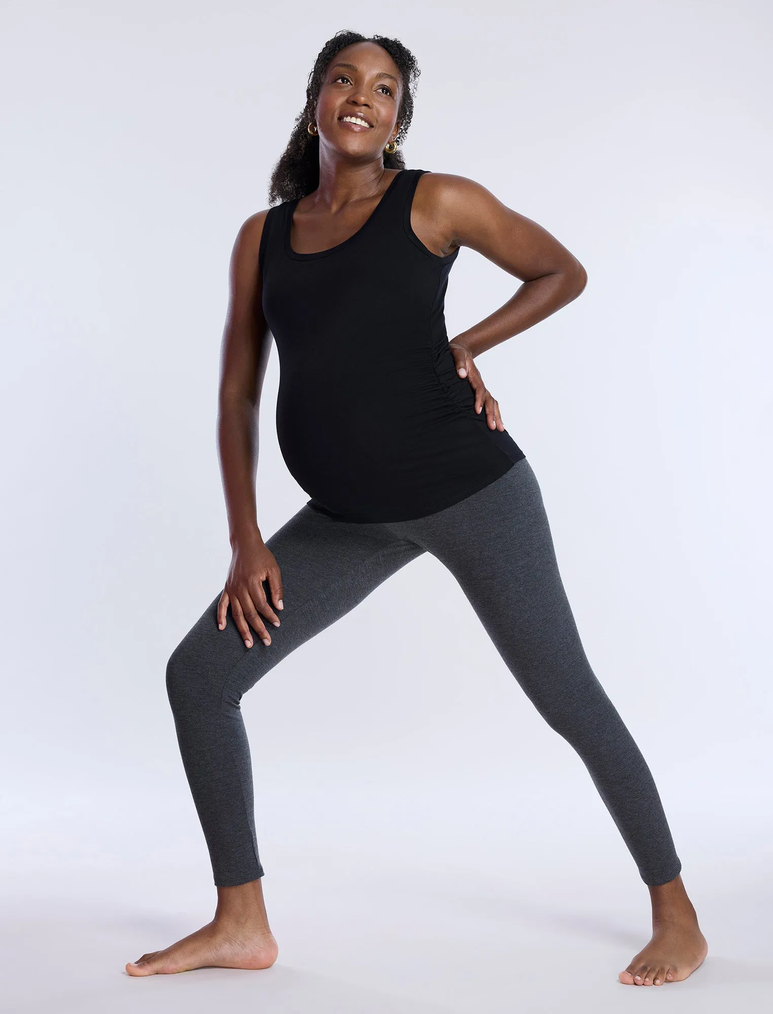 Side Ruched Maternity Tank Top sold by Motherhood Maternity product image thumbnail 4