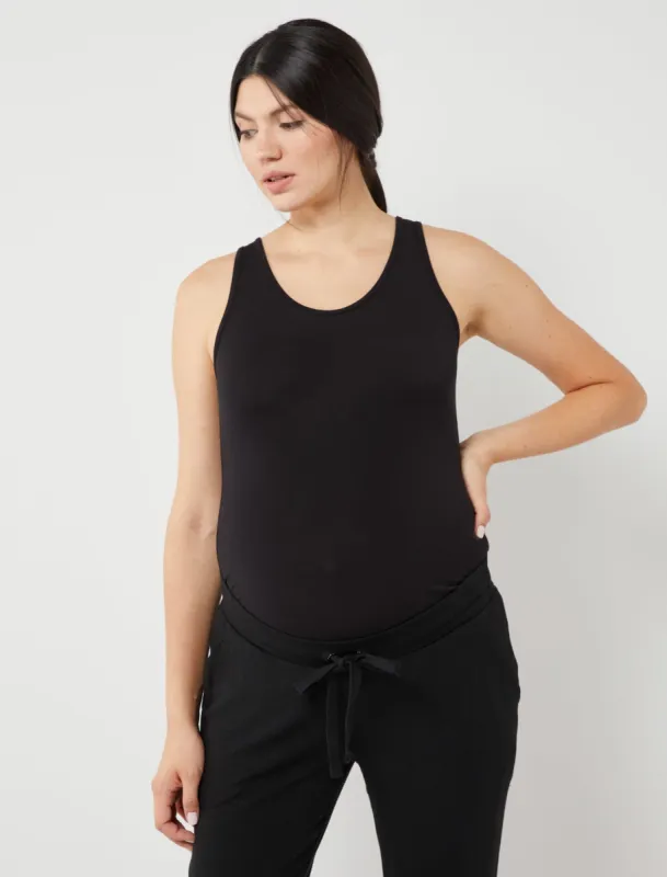 Scoop Neck Maternity Layering Tank Top sold by Motherhood Maternity