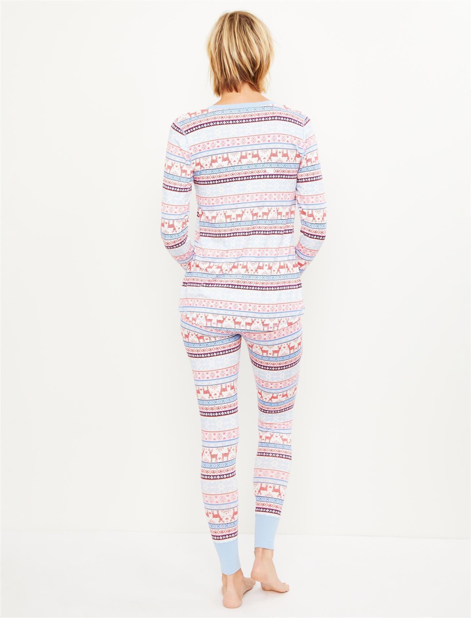 Fairisle Maternity Pajama Set sold by Motherhood Maternity product image thumbnail 3
