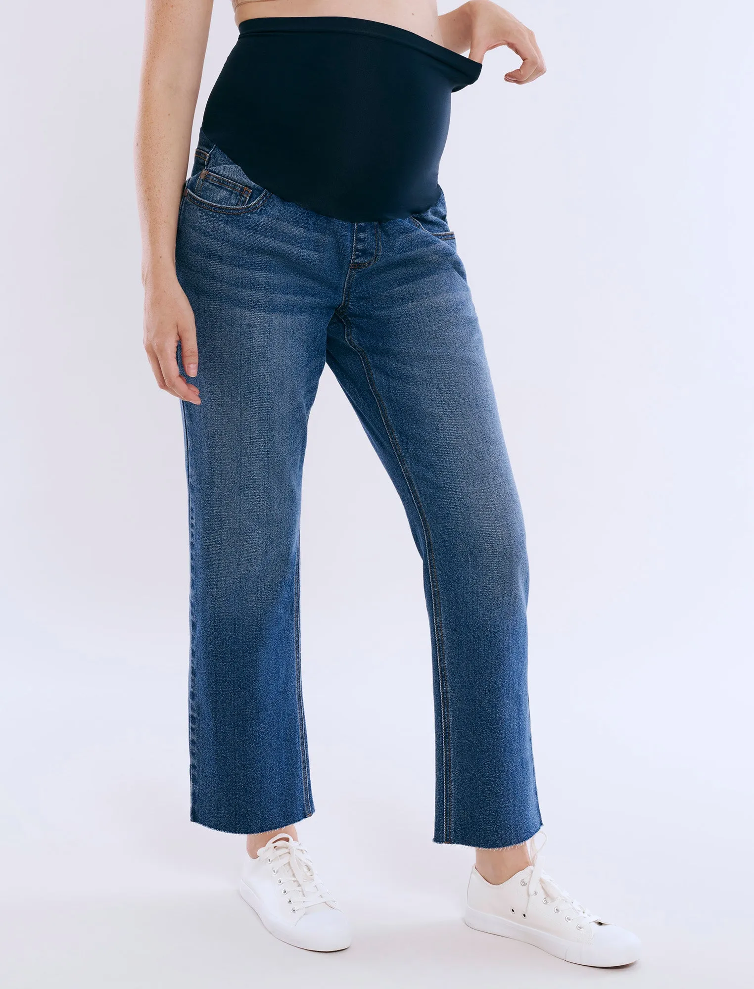 Secret Fit Belly® Slim Straight Leg Jean sold by Motherhood Maternity product image thumbnail 4