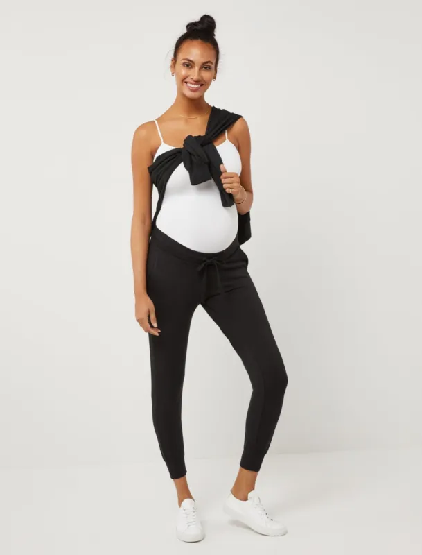Under Belly French Terry Maternity Jogger Pant sold by Motherhood Maternity