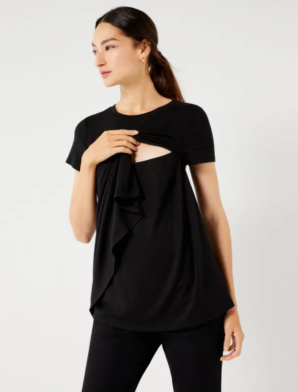 Pull Over Crew Neck Nursing Tee sold by Motherhood Maternity