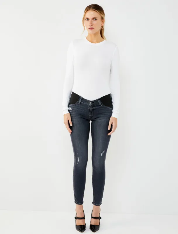 Joe's Side Panel Icon Ankle Skinny Leg Maternity Jeans sold by Motherhood Maternity