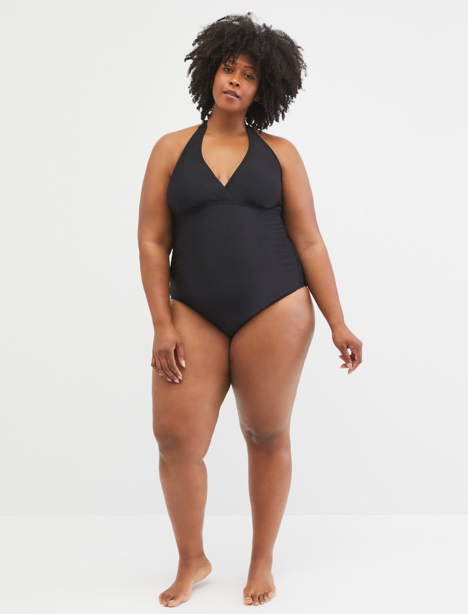 Beach Bump™ Plus Size Smocked Waist Maternity One Piece Swimsuit UPF 50+ sold by Motherhood Maternity product image thumbnail 2