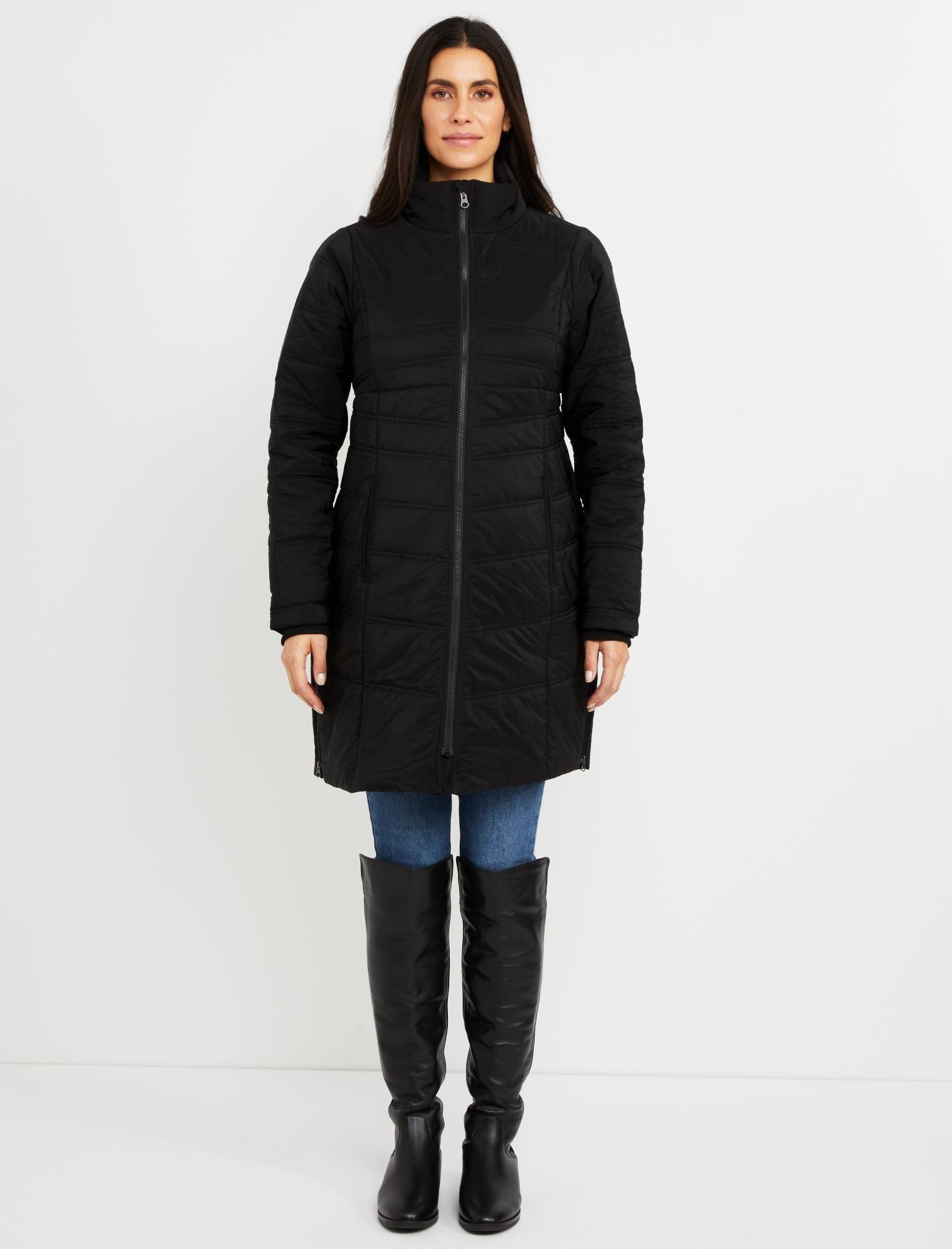 Core Puffer Maternity Jacket sold by Motherhood Maternity product image thumbnail 4
