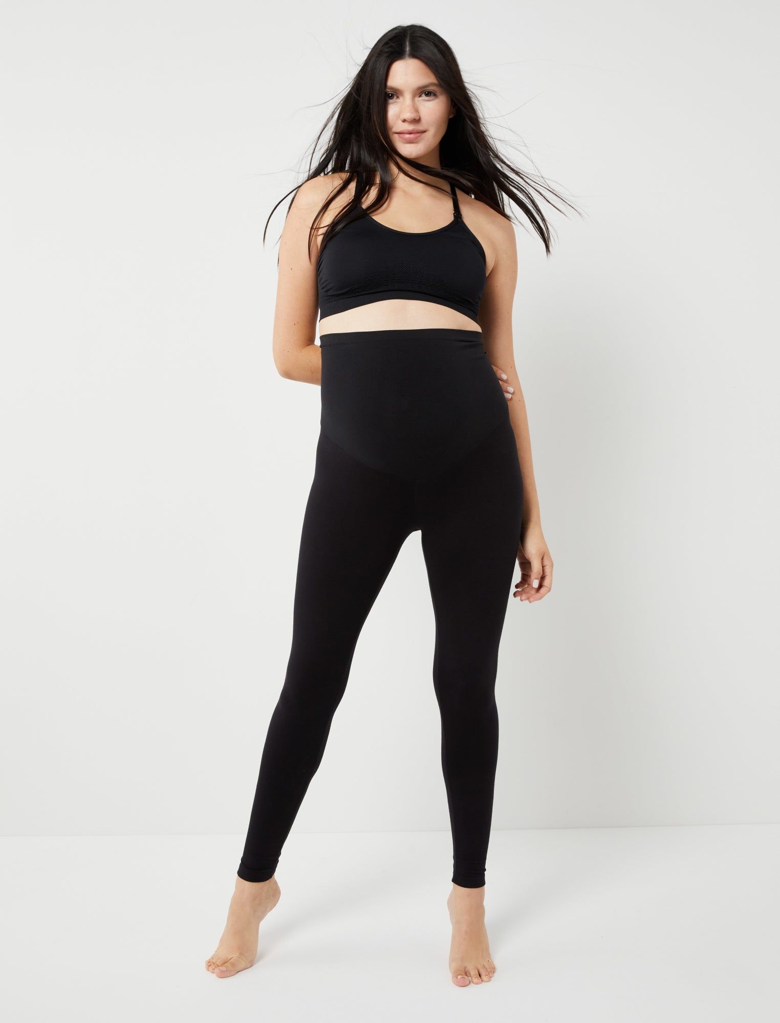 Luxe Essentials Secret Fit Belly Ultra Soft Maternity Leggings sold by Motherhood Maternity