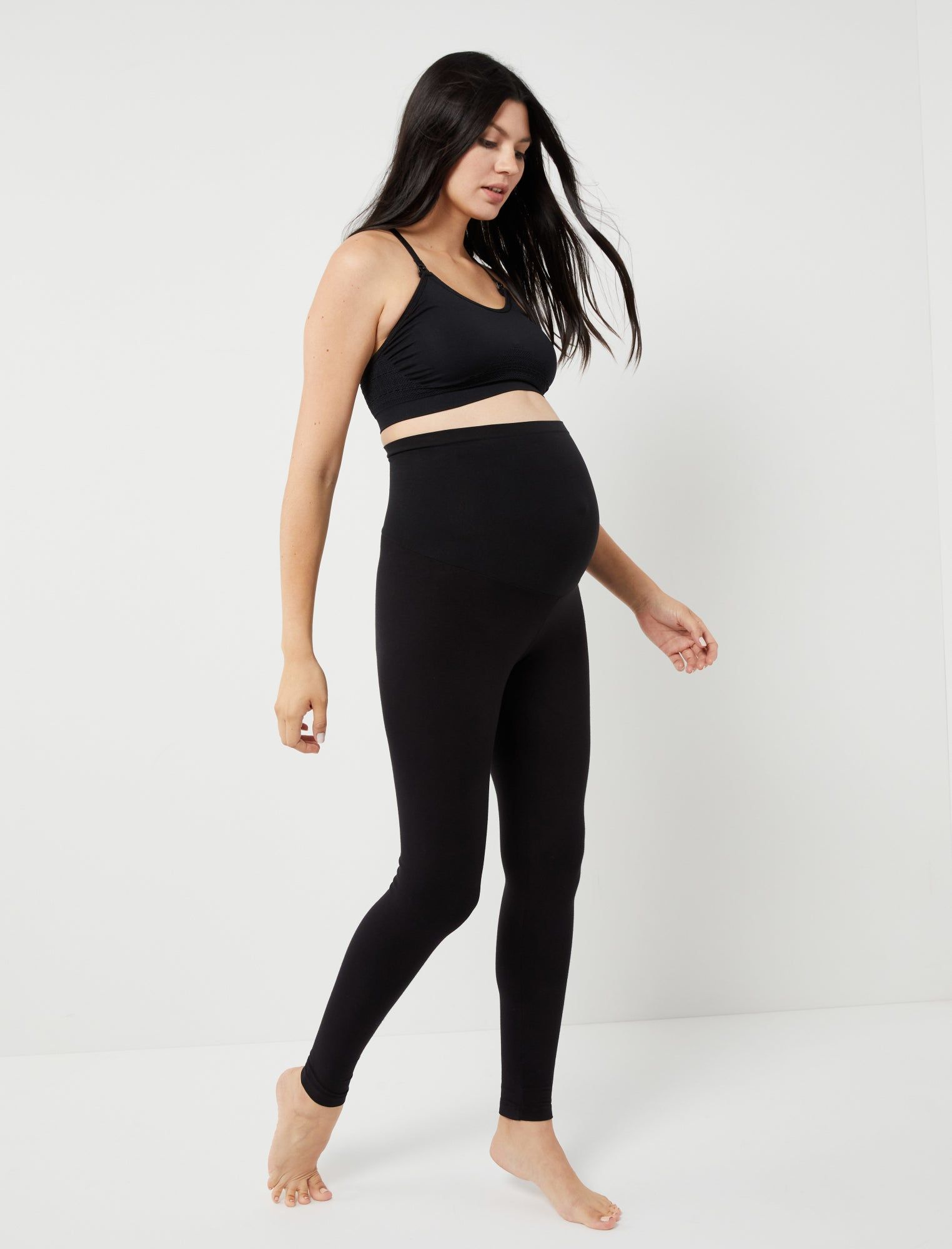 Luxe Essentials Secret Fit Belly Ultra Soft Maternity Leggings sold by Motherhood Maternity product image thumbnail 3