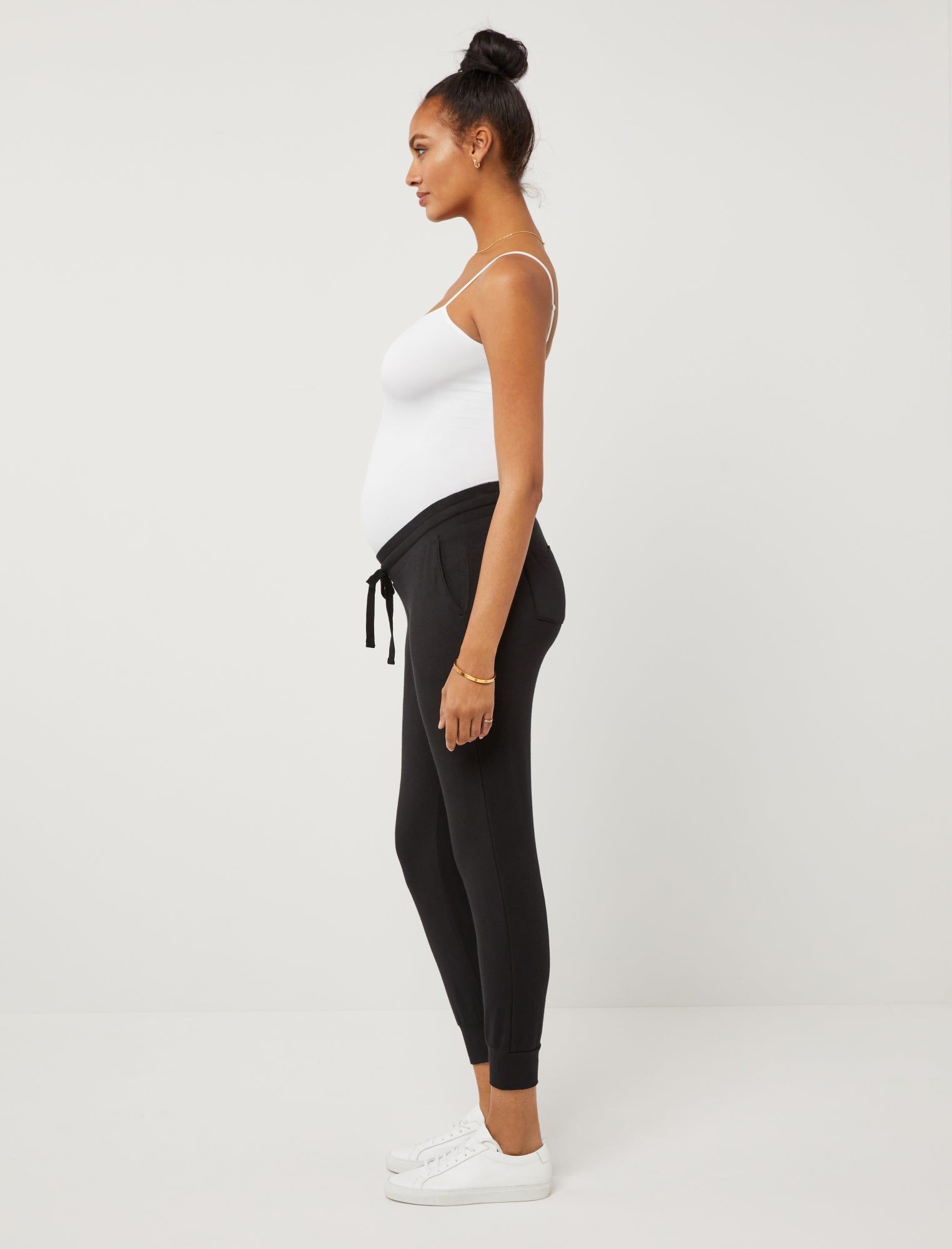 Under Belly French Terry Maternity Jogger Pant sold by Motherhood Maternity product image thumbnail 5