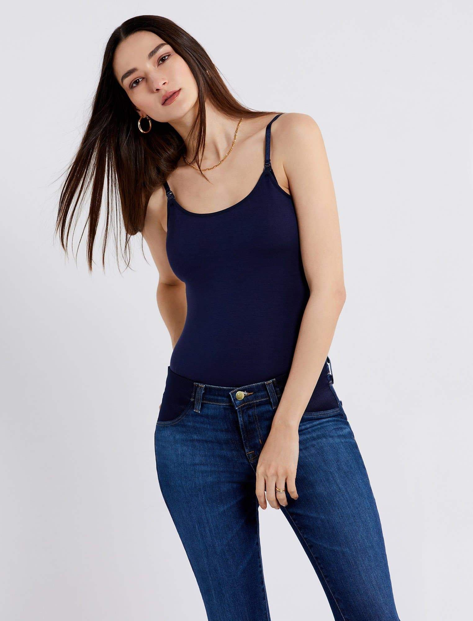 Luxe Clip Down Nursing Cami sold by Motherhood Maternity