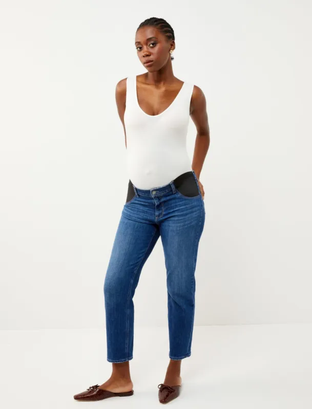 Grey State Eco Micromodal Maternity Bodysuit sold by Motherhood Maternity