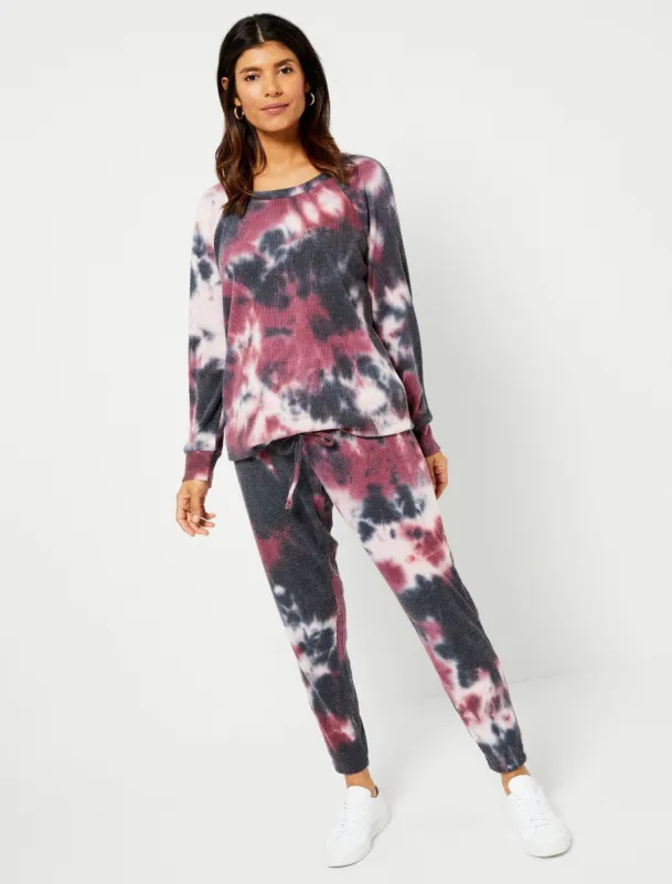 Chaser Tie Dye Crewneck sold by Motherhood Maternity