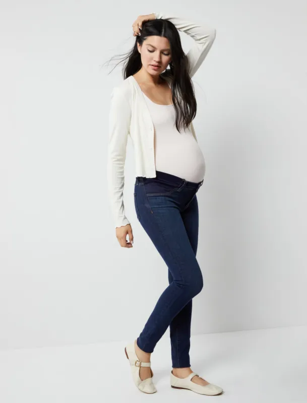 J Brand Mama J Side Panel Super Skinny Maternity Jeans sold by Motherhood Maternity