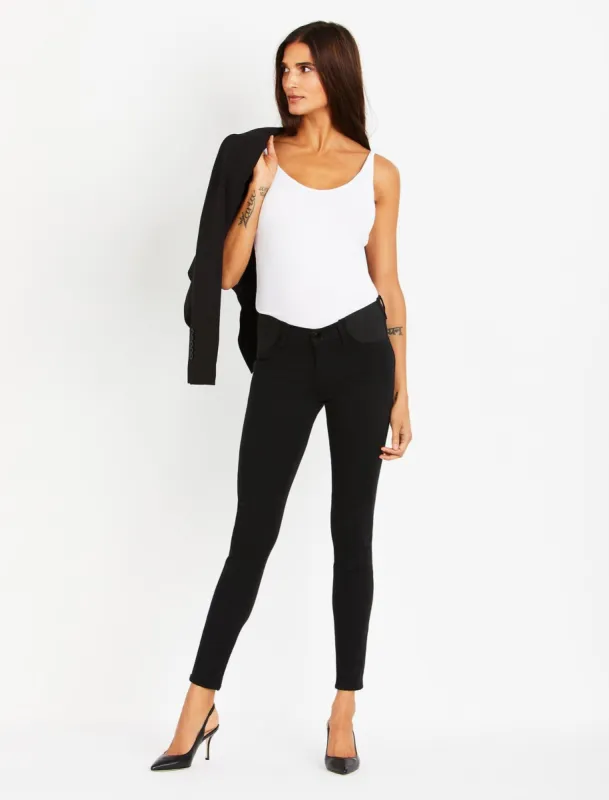 J Brand Side Panel Mama J Eco Wash Super Skinny Maternity Jeans sold by Motherhood Maternity