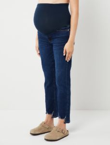 Frame Le High Raw Hem Straight Leg Maternity Jeans sold by Motherhood Maternity