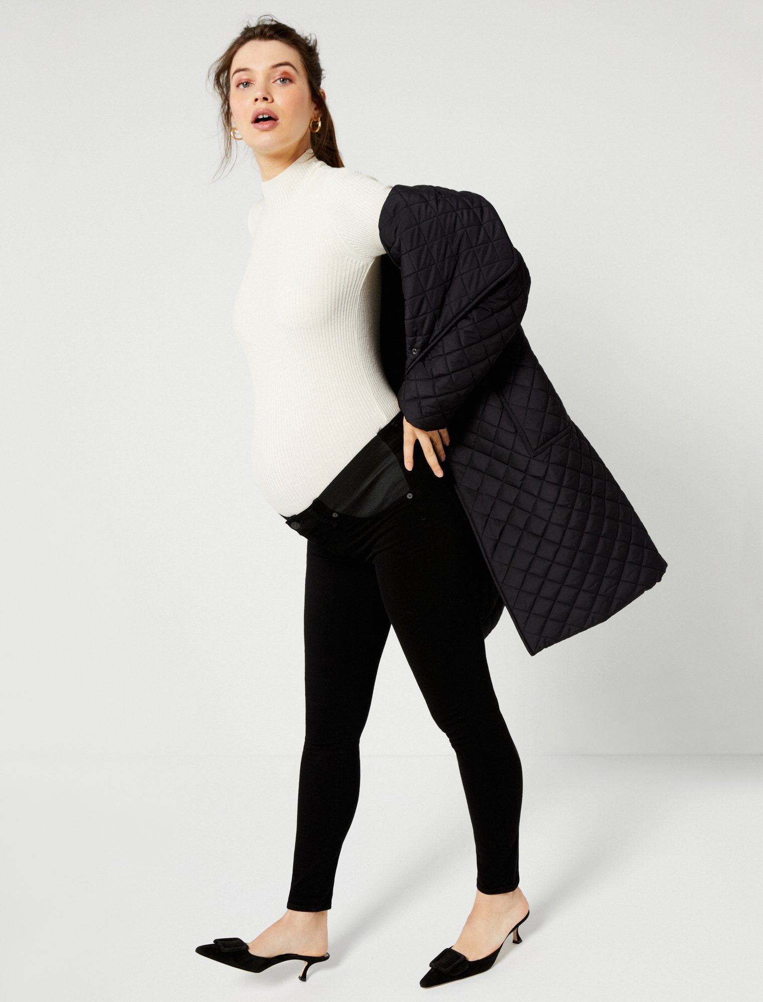 Quilted Maternity Jacket sold by Motherhood Maternity product image thumbnail 5